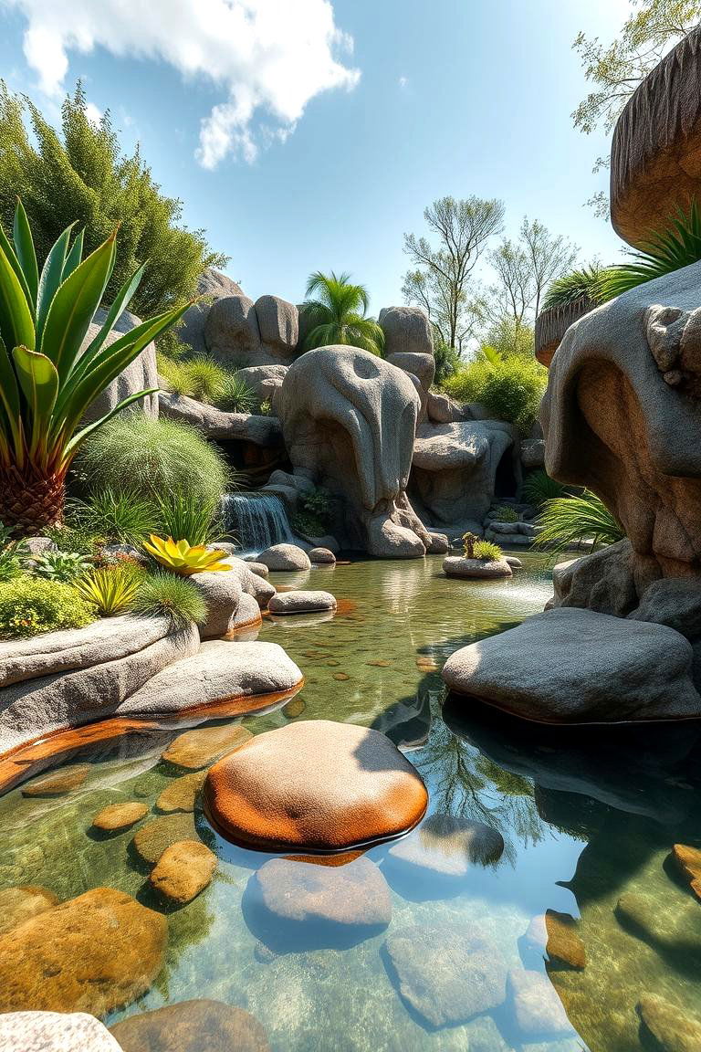 Nature Integrated Lagoon - 24 Lagoon Pool Ideas