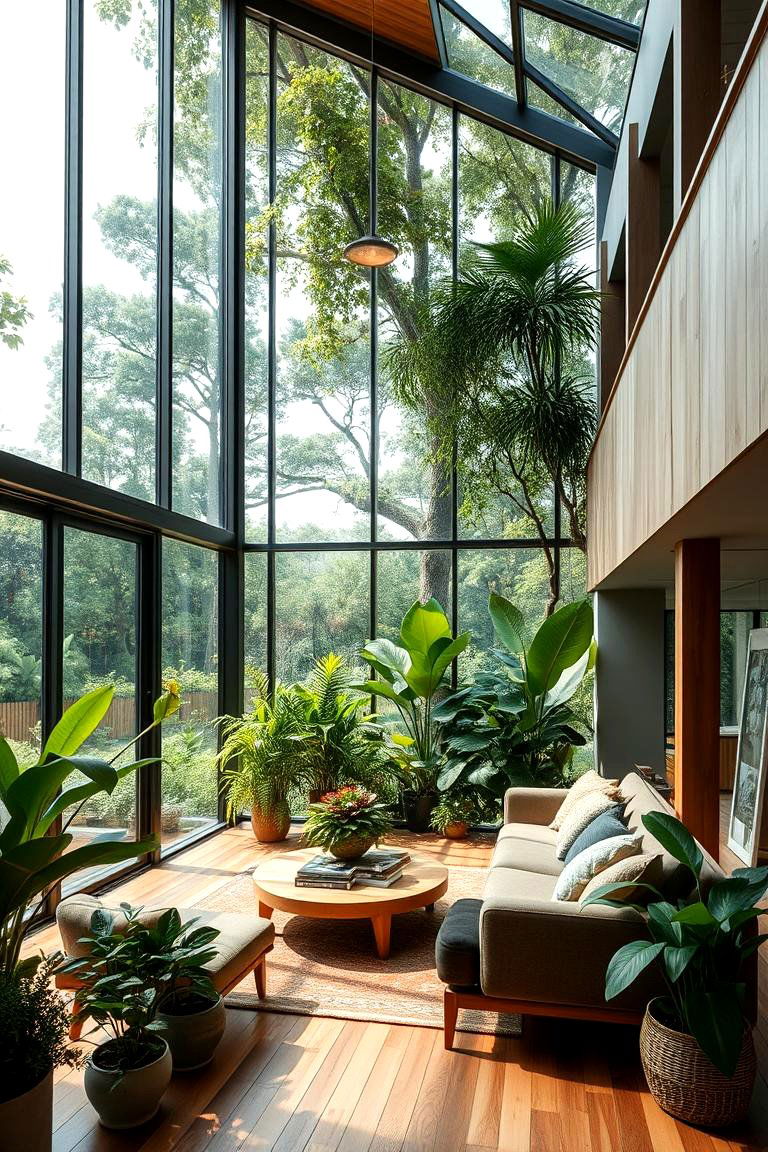 Nature Integrated Living Room - 24 Outdoor Living Room Ideas