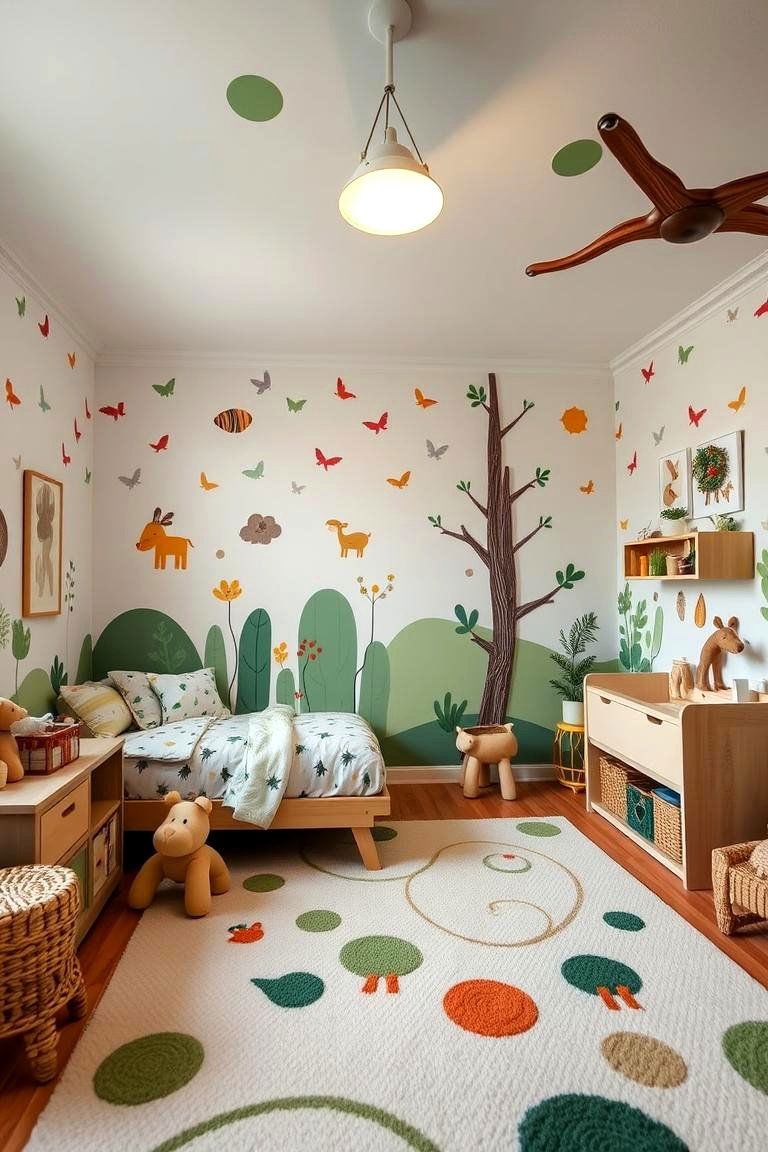 Nature and Animal Motifs - 24 Toddler Room Ideas