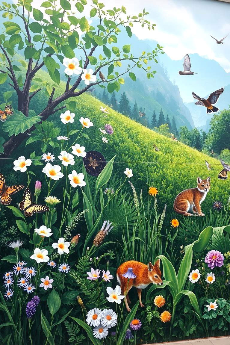 Natures Embrace Mural - 24 Texas Murals