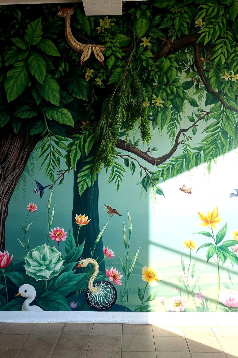 Natures Embrace - 24 Interactive Murals