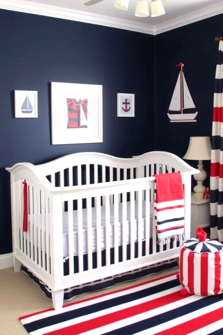 Nautical Inspired Nursery - 24 Baby Girl Nursery Ideas