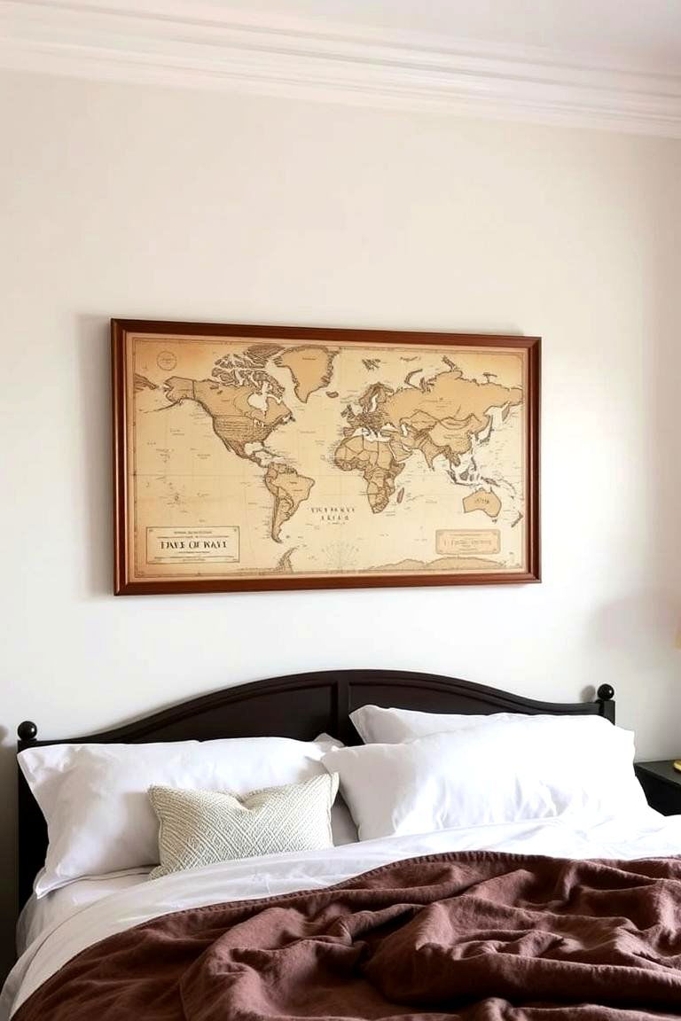 Nautical Maps as Decor - 24 Ocean-themed Bedroom Ideas
