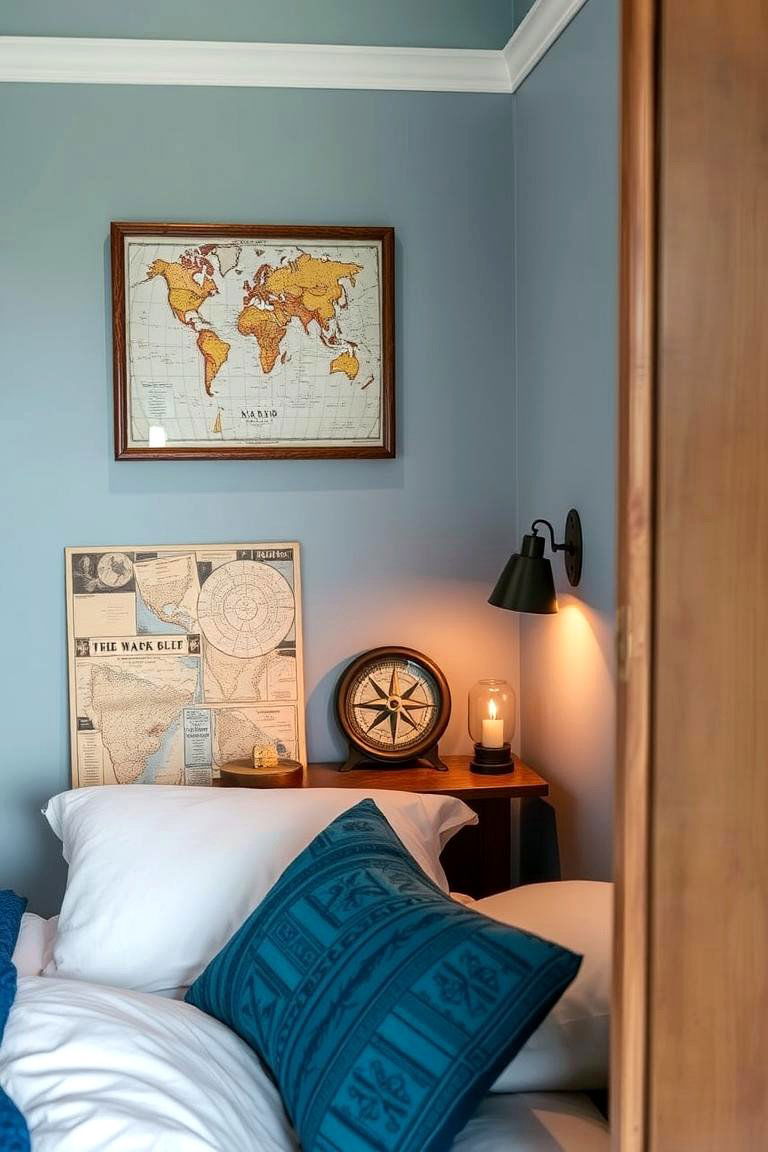Nautical Navigation Nook - 24 Pirate-themed Bedroom Ideas