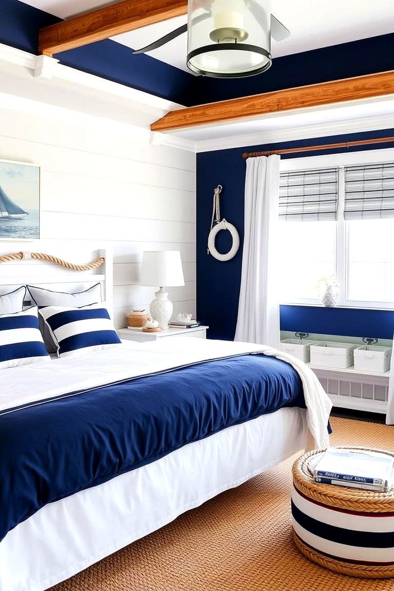 Nautical Nuance - 24 Greek Bedroom Design Ideas