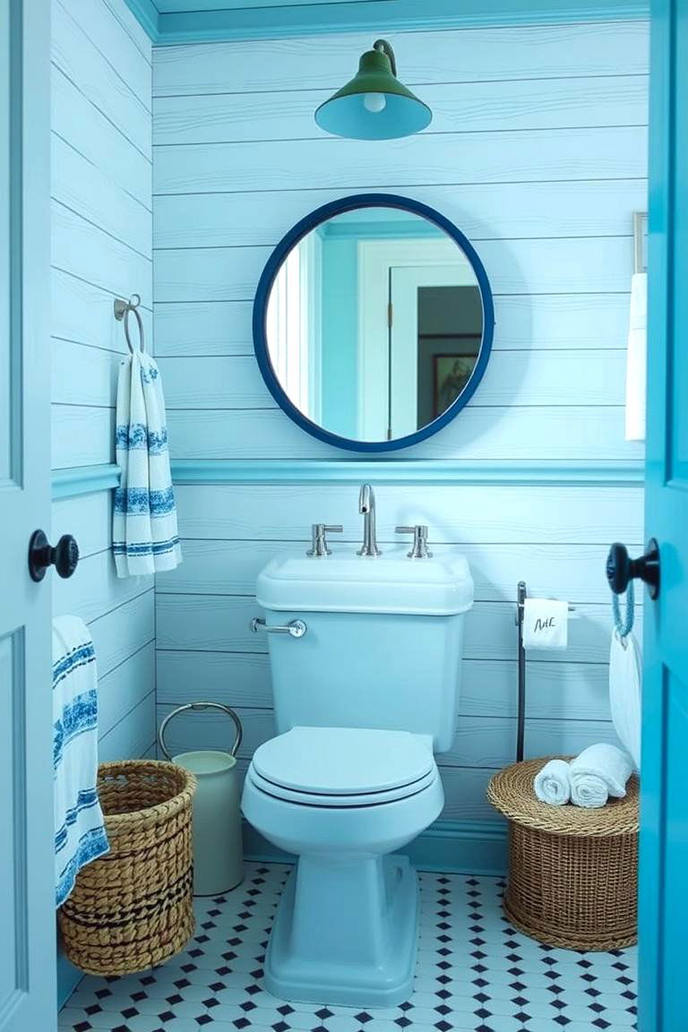 Nautical Shiplap Vibes - 24 shiplap bathroom ideas