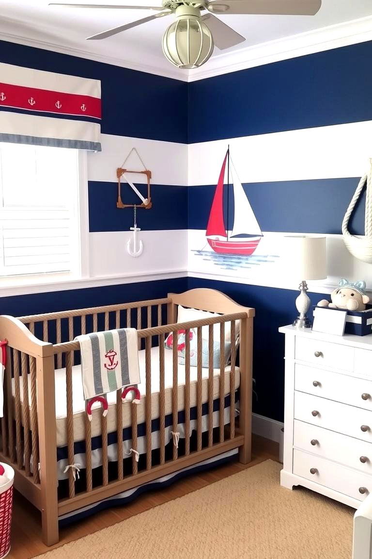 Nautical Themed Nursery - 24 Baby Room Ideas