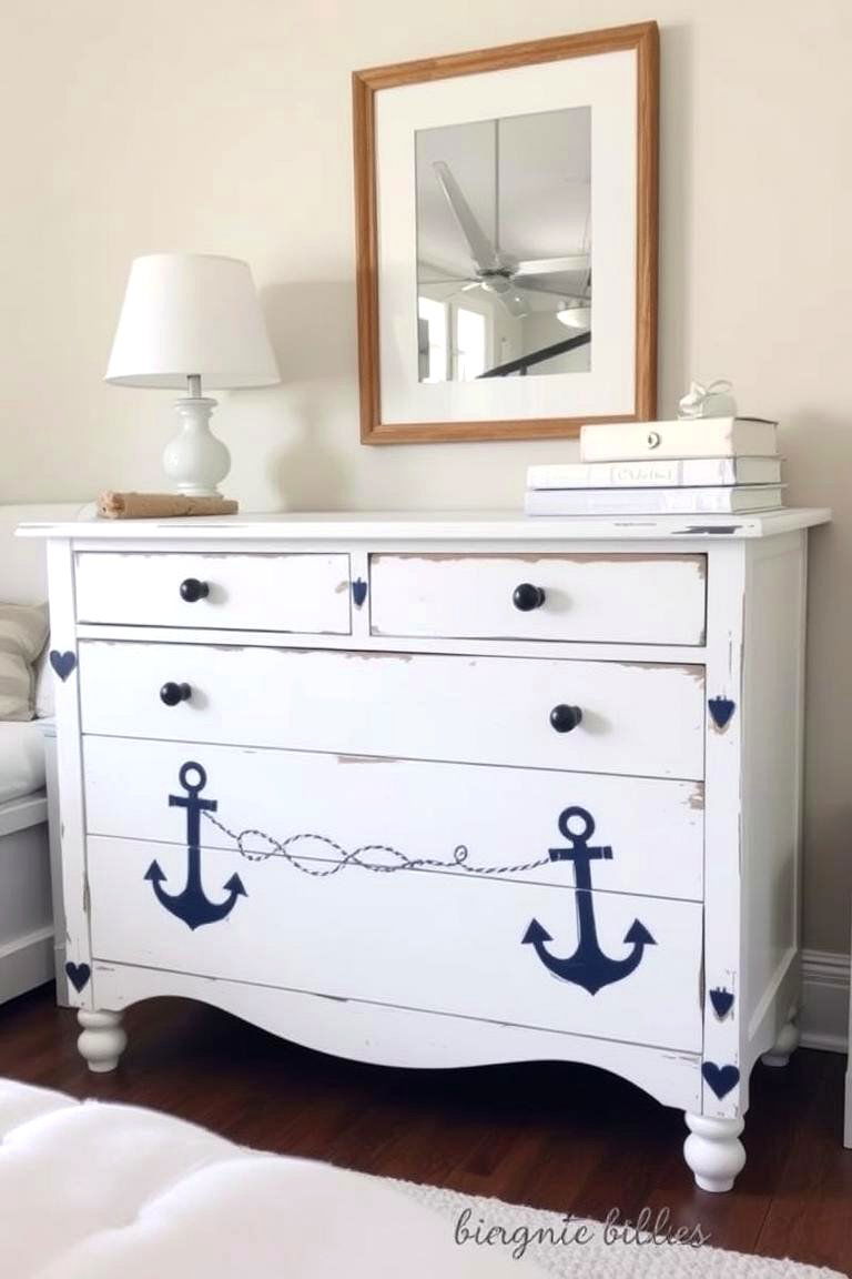Nautical Themed Painted Furniture - 24 Painted Furniture Ideas