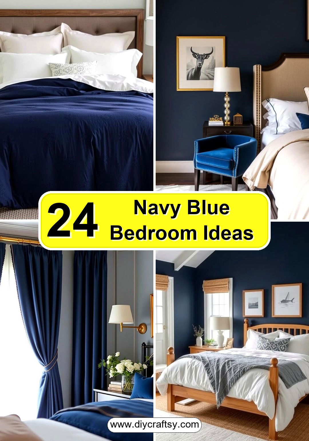 Navy Blue Bedroom Ideas