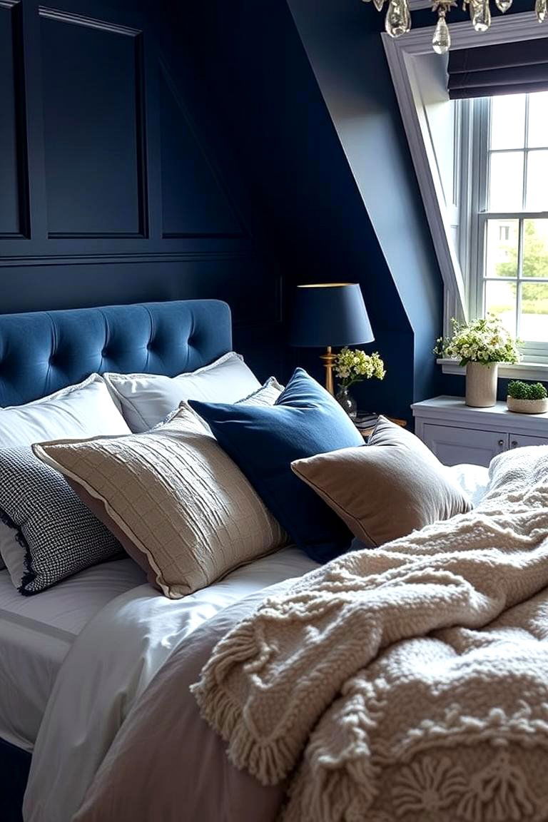 Navy Blue Dream - 24 Girls Blue Bedroom Ideas