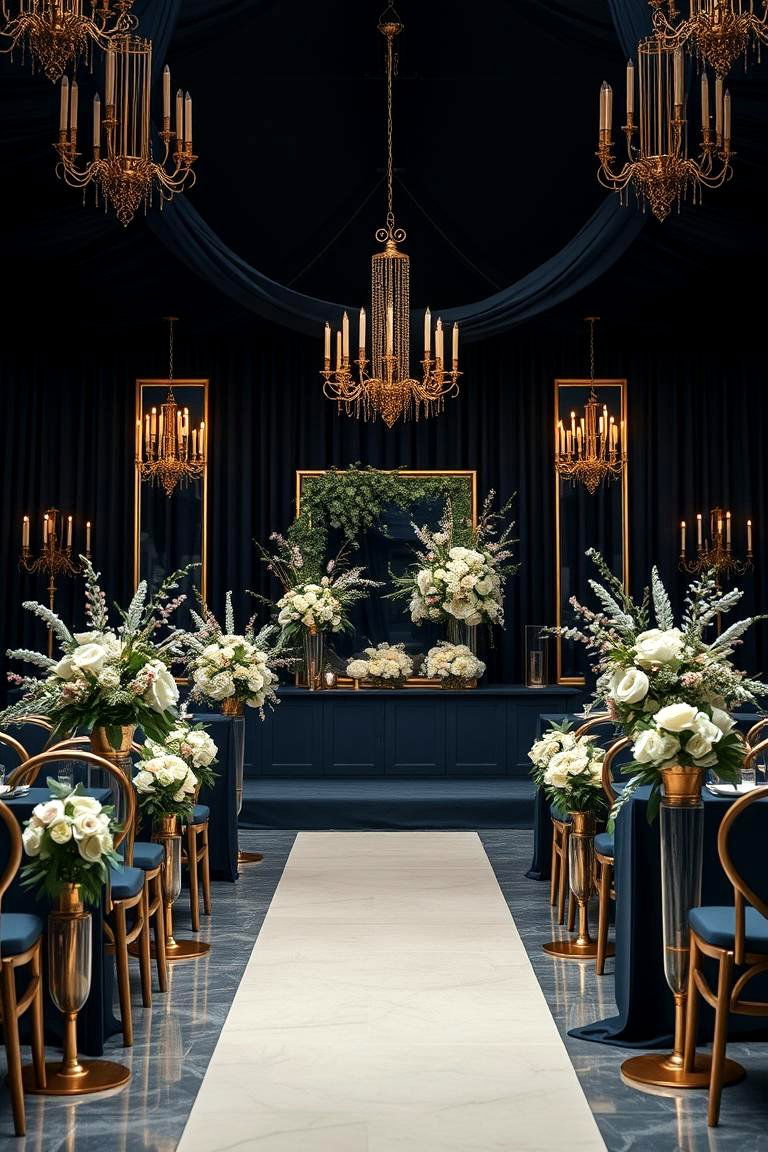 Navy Elegance - 24 Blue Wedding Theme Ideas