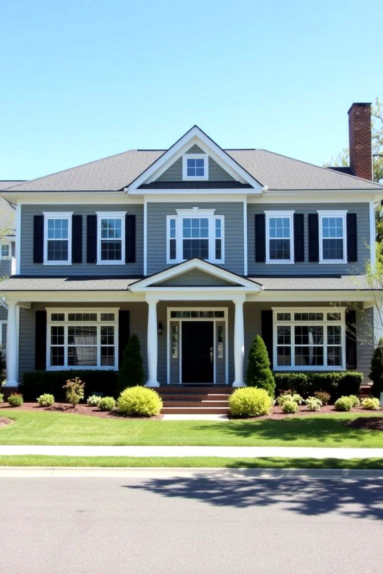 Neo Colonial Facade - 24 1980s House Exterior Ideas