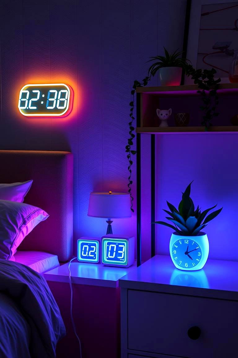 Neon Bedroom Accessories - 24 Neon Bedroom Ideas