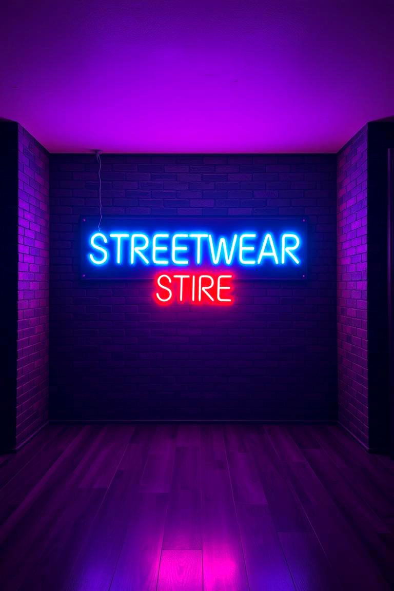 Neon Sign with a Catchy Phrase - 24 Hypebeast Room Decor Ideas