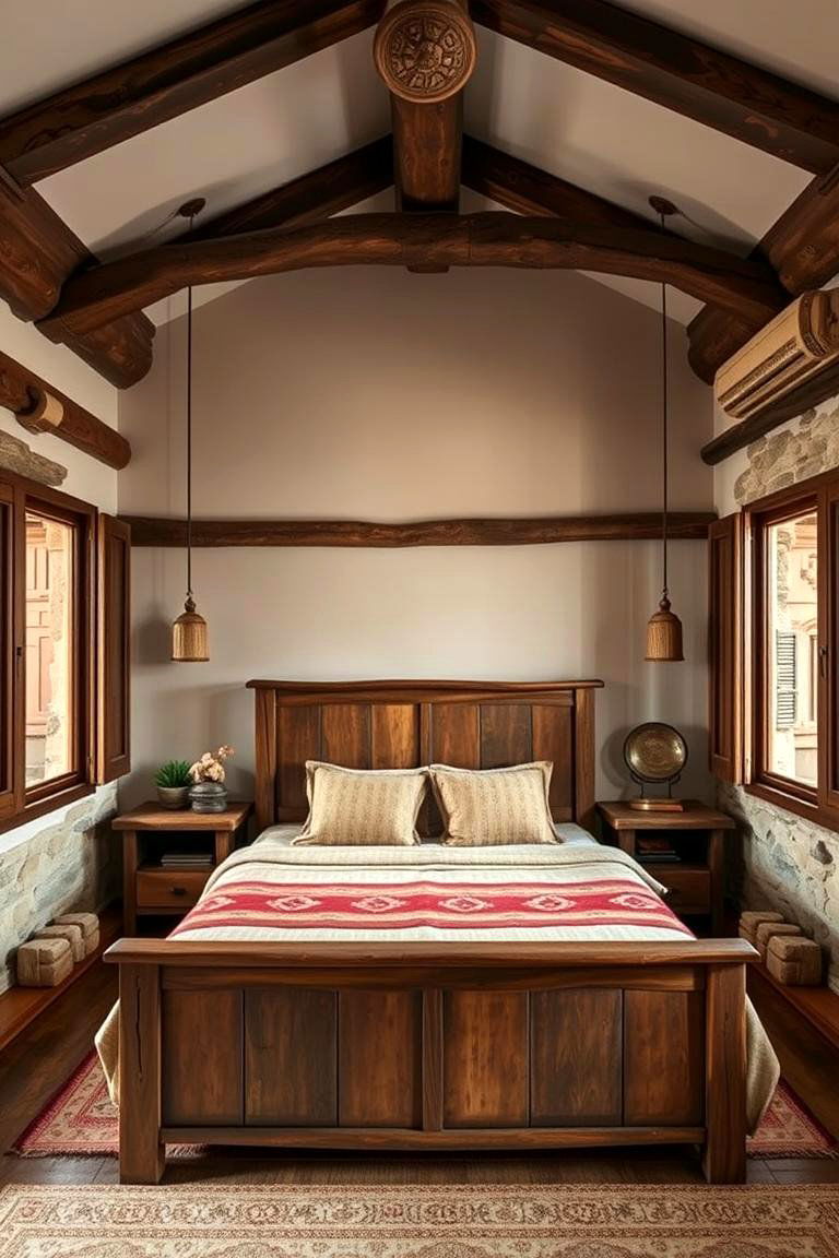 Nepalese Rustic Charm - 24 Asian Bedroom Ideas
