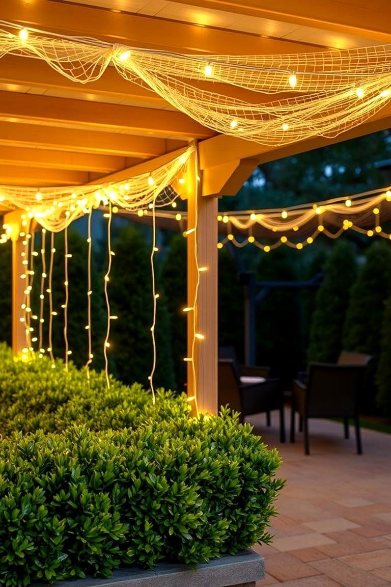 Net String Lights - 24 Patio String Light Ideas