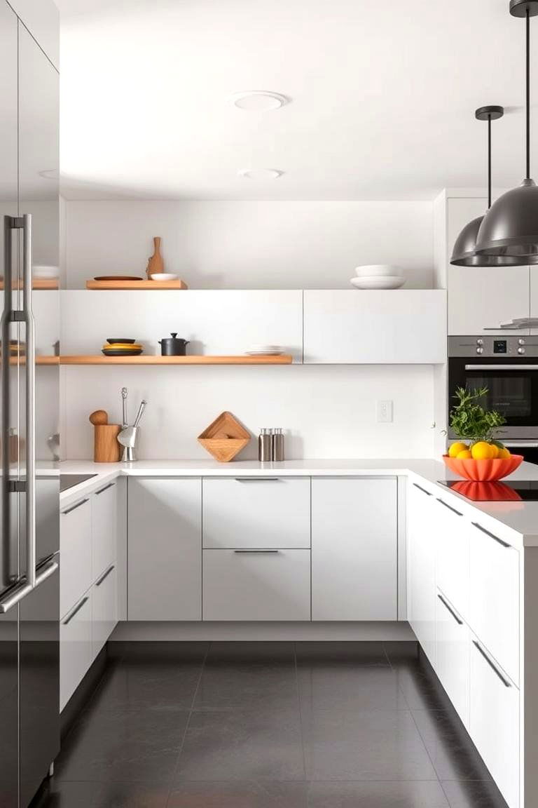 Neutral Base with a Pop of Color - 24 Transitional Kitchen Ideas