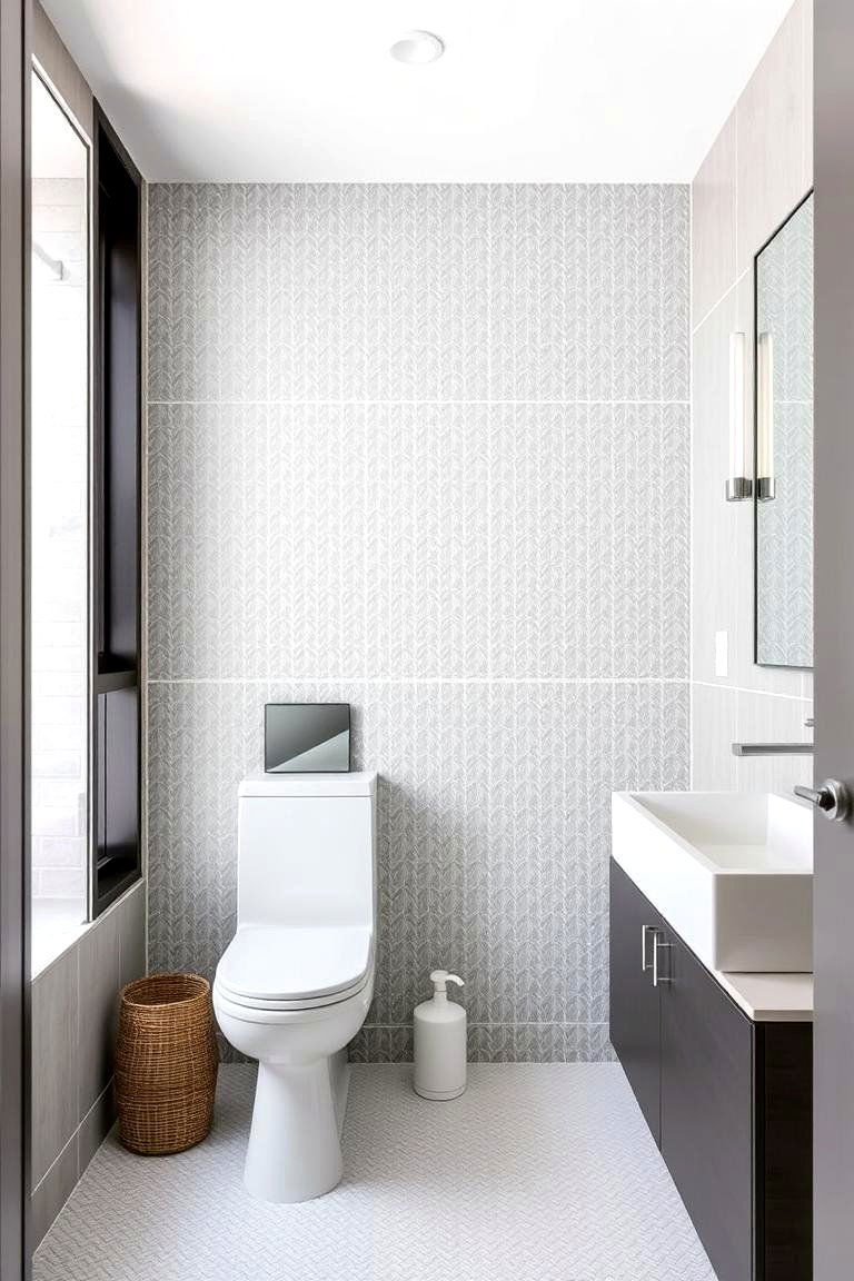 Neutral Beadboard for a Modern Twist - 24 Beadboard Bathroom Ideas