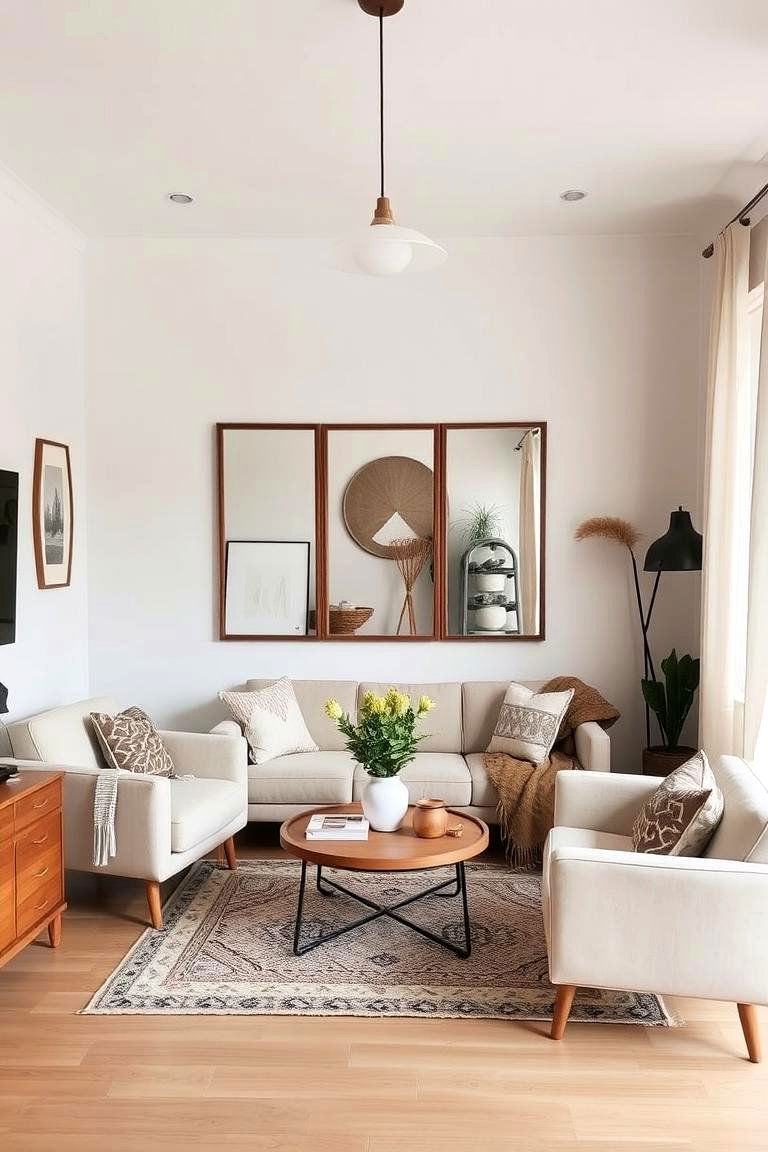 Neutral Boho in Small Spaces - 24 Neutral Boho Living Room Ideas