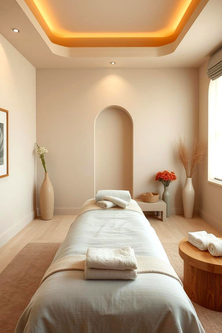 Neutral Color Palette - 24 Spa Decor Ideas