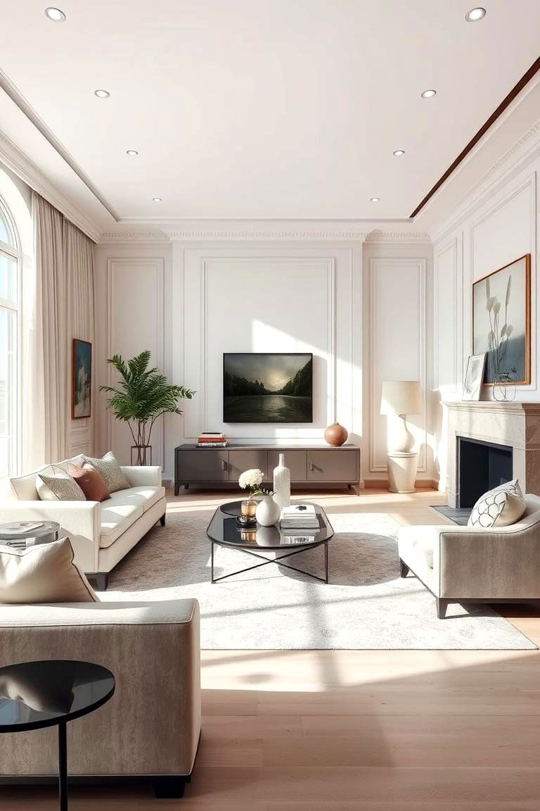 Neutral Color Palette - 24 Transitional Interior Design Ideas
