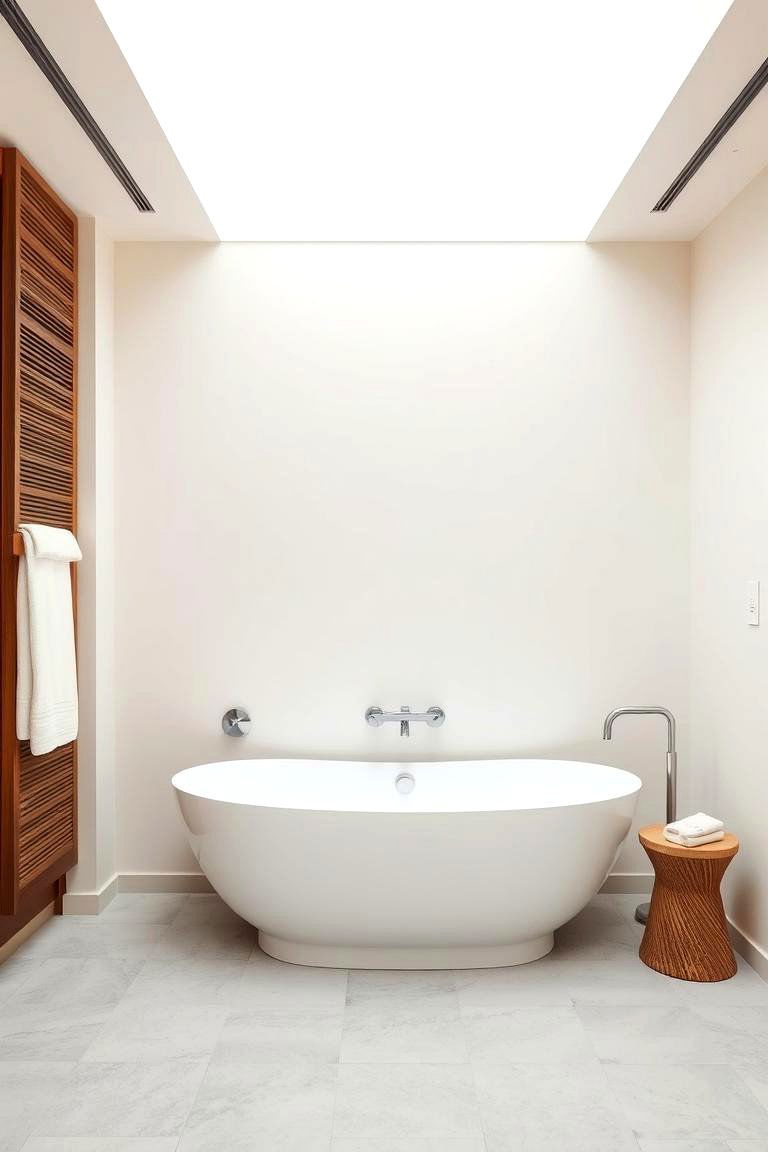 Neutral Color Palette - 24 Zen Bathroom Ideas