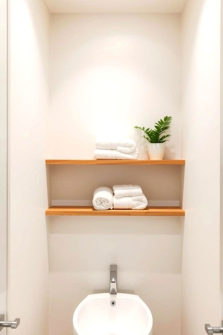 Neutral Color Palette - 24 Minimalist Bathroom Ideas