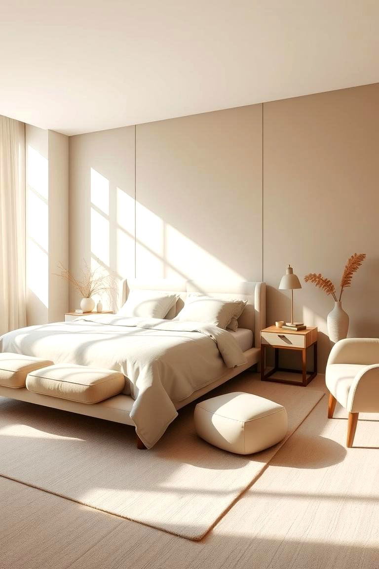 Neutral Elegance in Khaki - 24 Khaki Bedroom Ideas