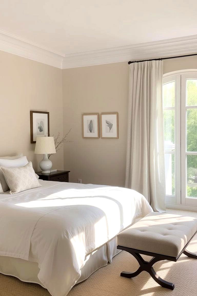Neutral Palettes for a Calm Environment - 24 guest room ideas