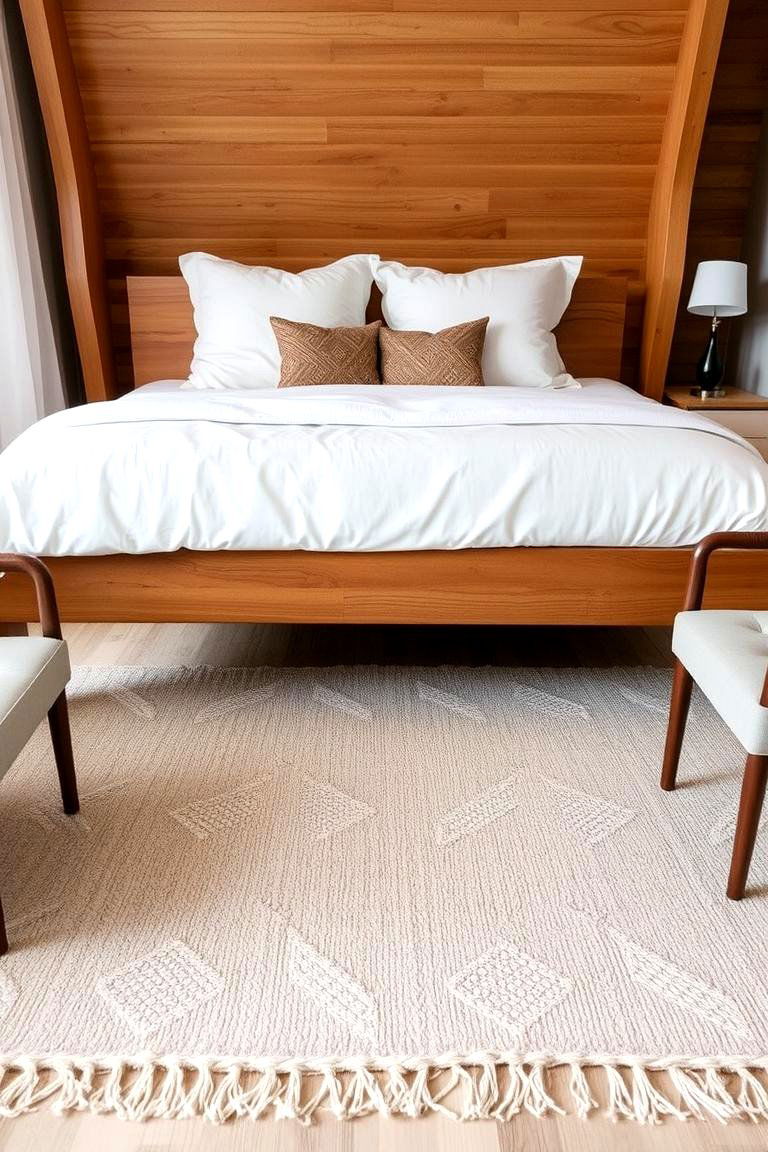 Neutral Rugs with Textured Patterns - 24 Neutral Bedroom Ideas