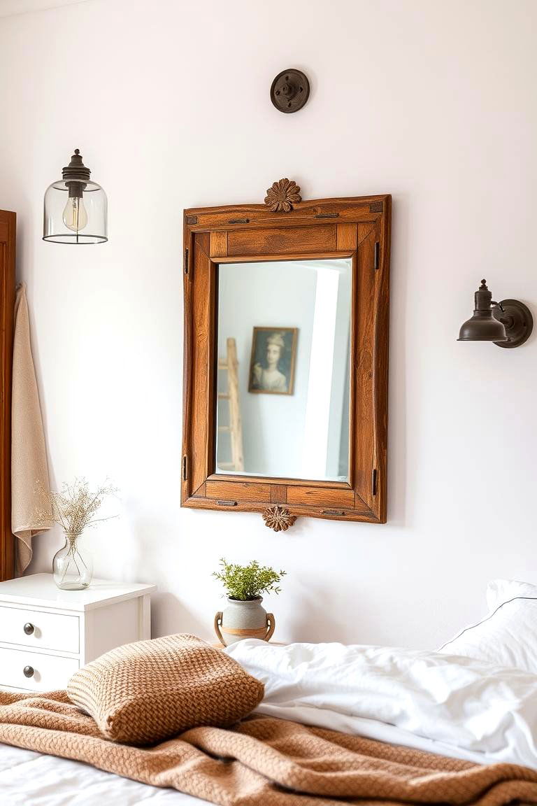 Neutral Shades with Vintage Accents - 24 Neutral Bedroom Ideas
