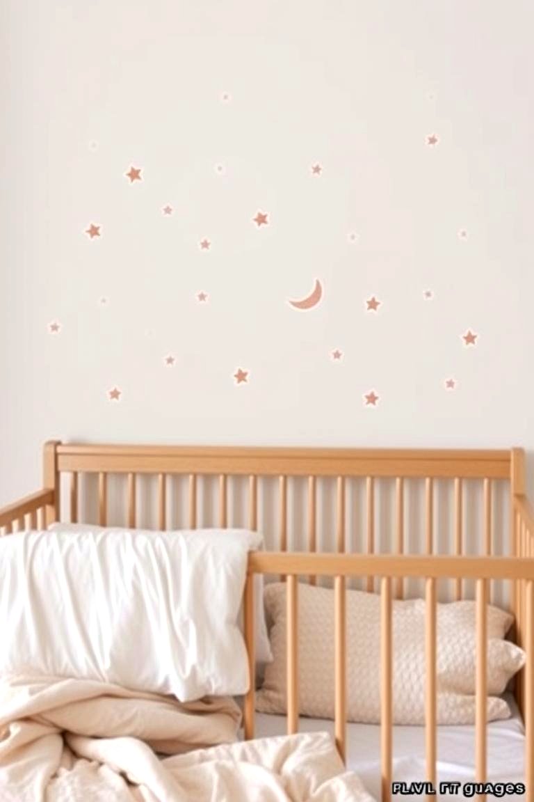 Neutral Themed Wall Decals - 24 Neutral Nursery Ideas