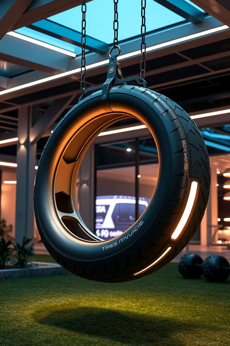 Next Gen Innovative Tire Swing - 24 Tire Swing Ideas
