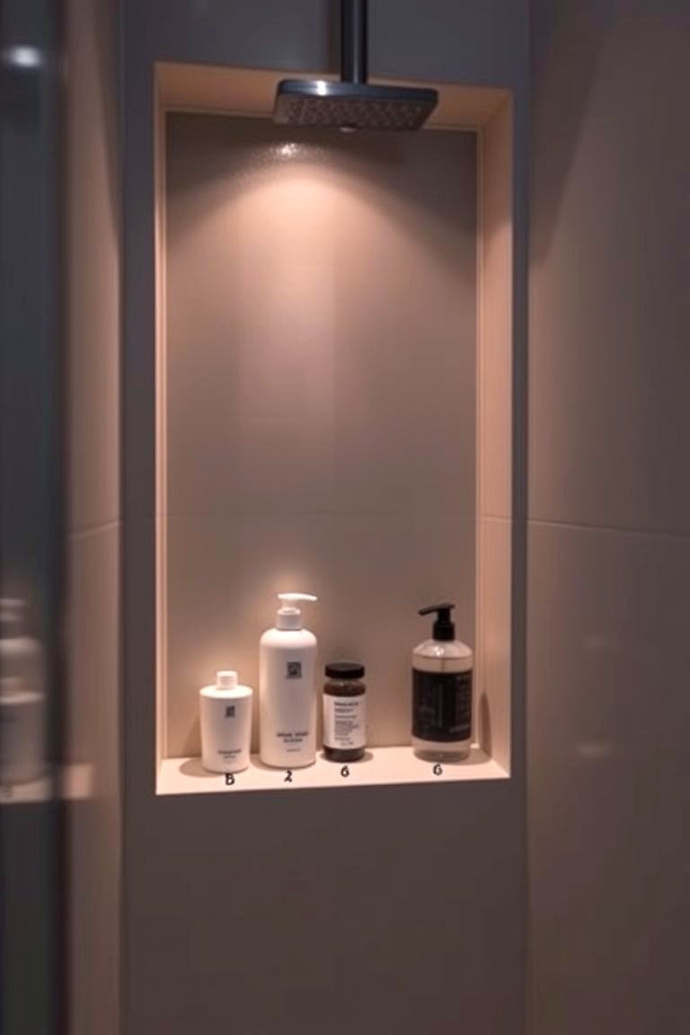 Niche with Integrated Lighting - 24 Shower Niche Ideas