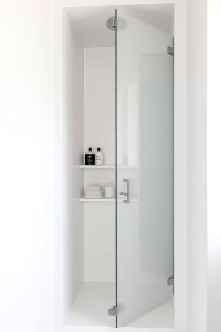 Niche with a Door - 24 Shower Niche Ideas