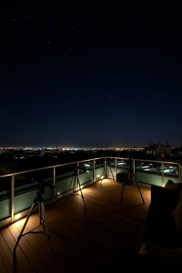 Night Sky Stargazing Deck - 24 Rooftop Deck Ideas