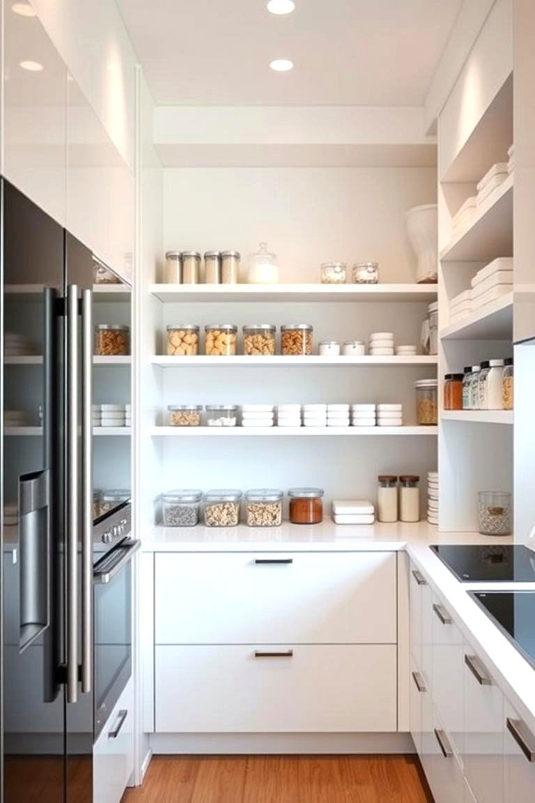 No Door for an Open Pantry Concept - 24 Pantry Door Ideas