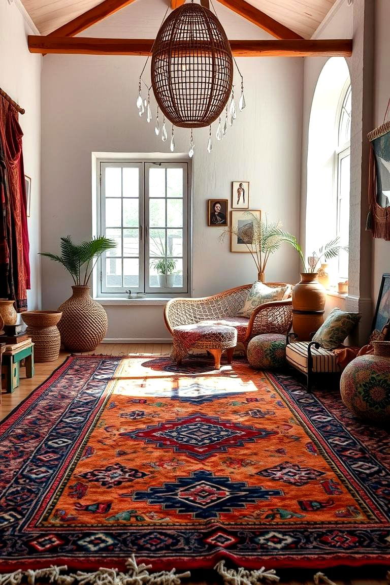 Nomadic Inspirations - 24 Boho Rug Ideas