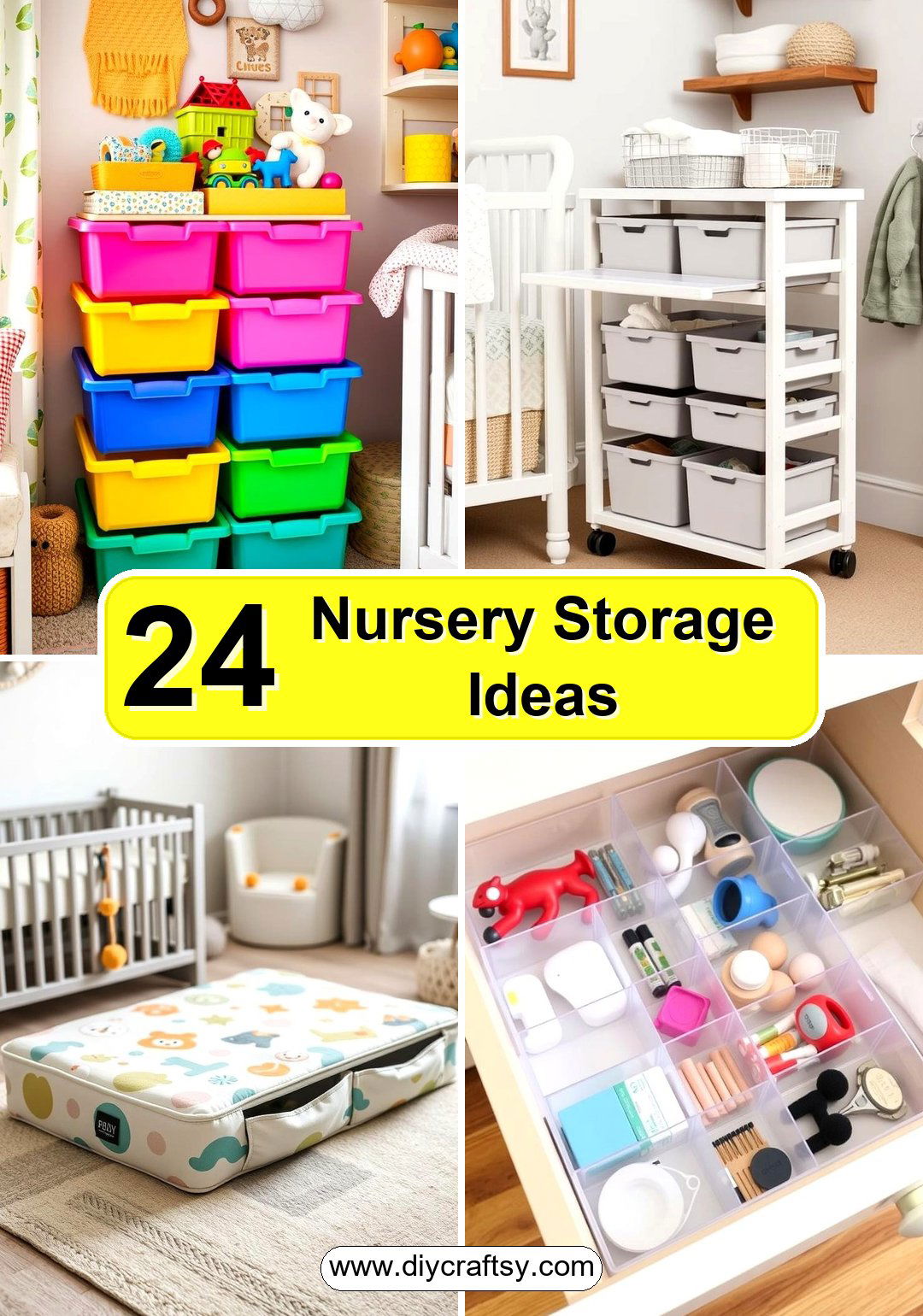Nursery Storage Ideas
