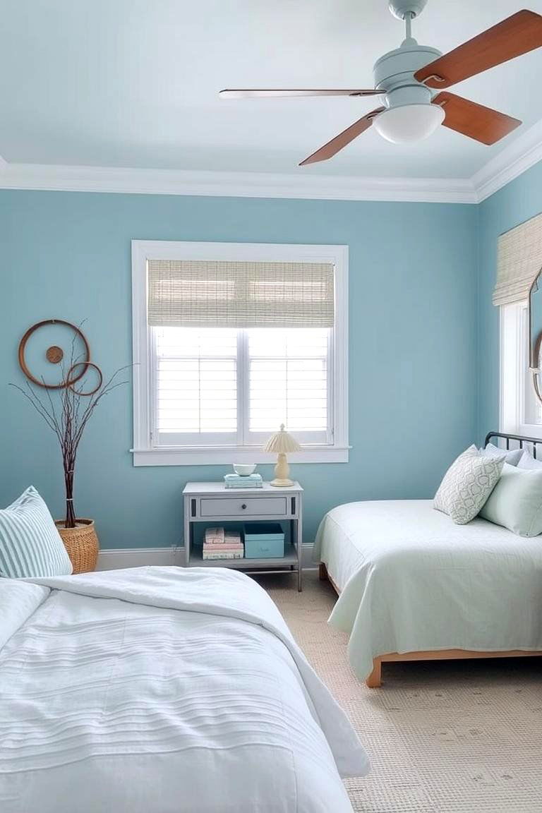 Ocean Blue Color Palette - 24 Pirate-themed Bedroom Ideas