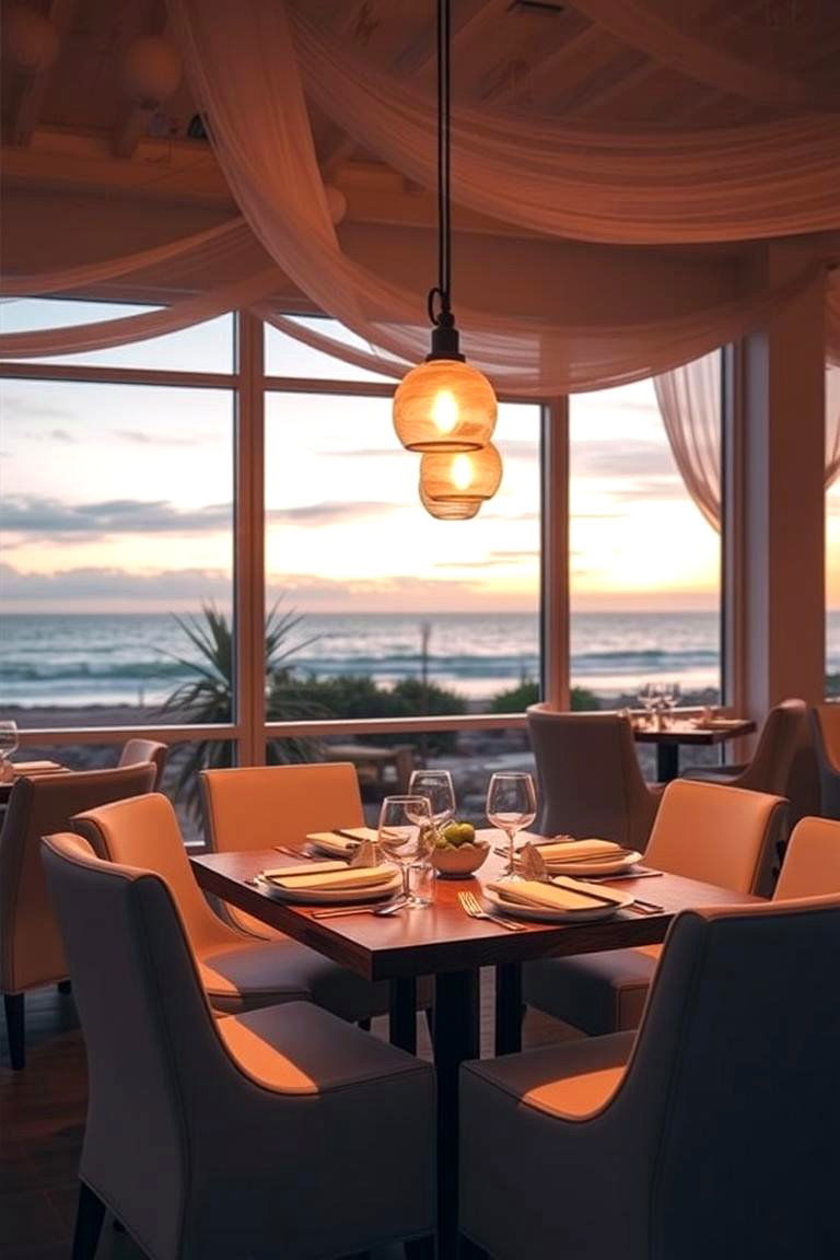 Ocean Breeze Lighting - 24 Coastal Dining Room Ideas