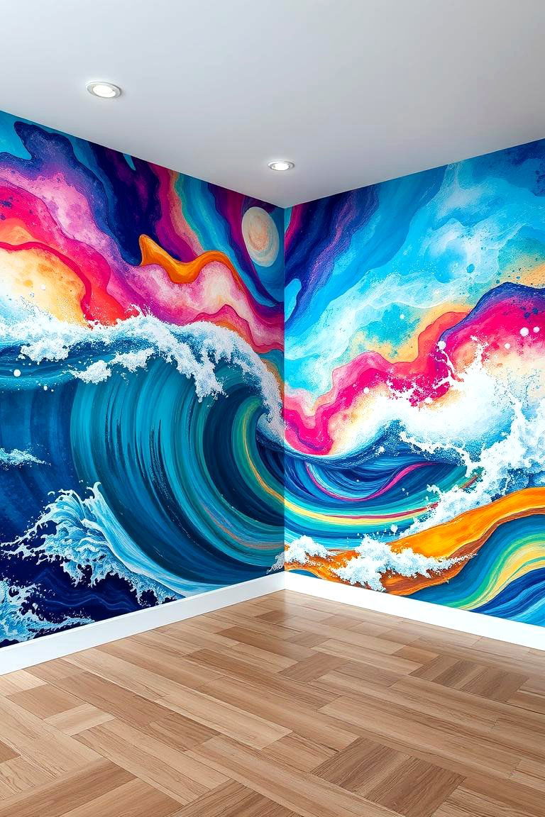 Oceanic Wall Murals - 24 Coastal Decor Ideas