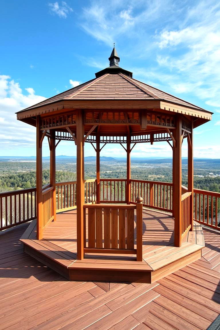 Octagonal Gazebo - 24 Gazebo on Deck Ideas