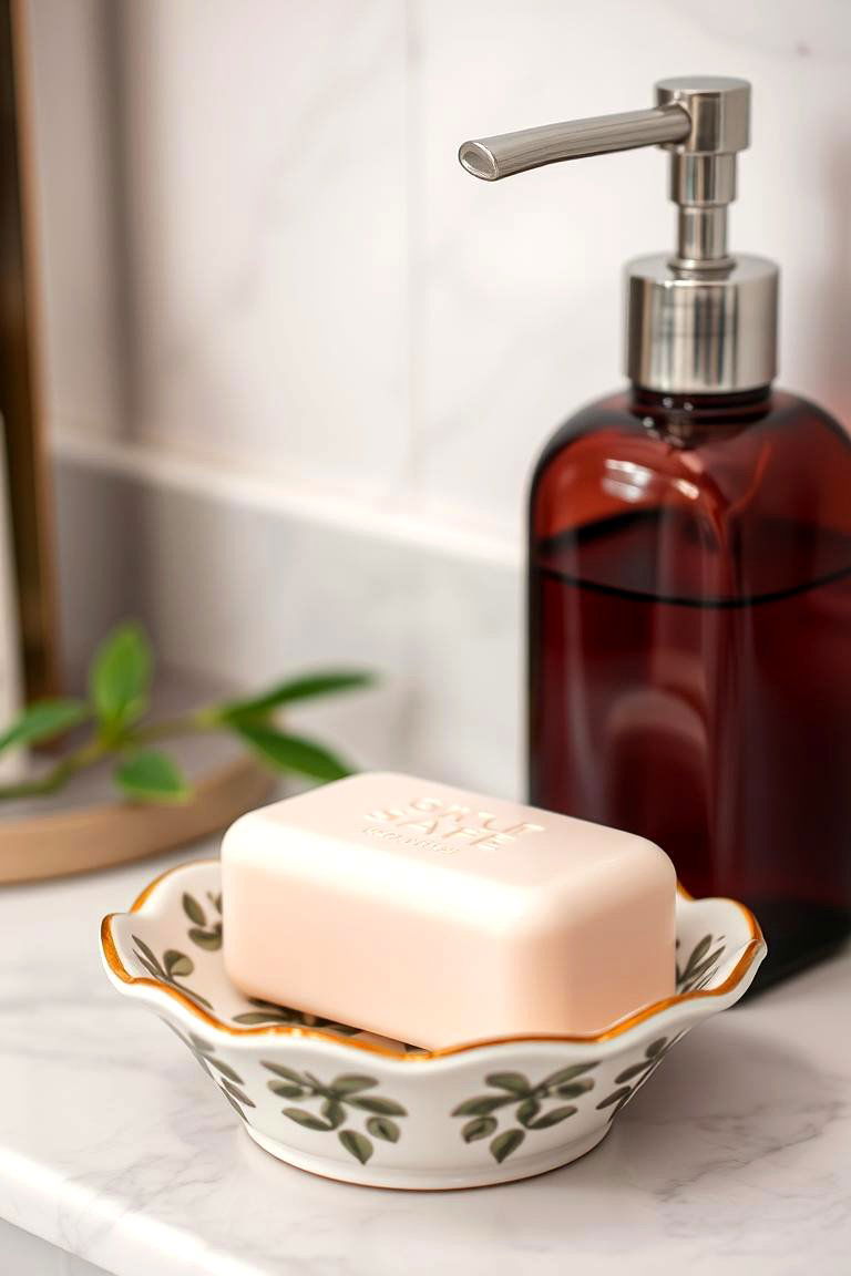 Offer a Variety of Soap Options - 24 Guest Bathroom Ideas