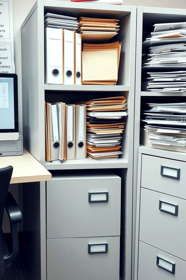 Office File Organization - 24 Storage Ideas