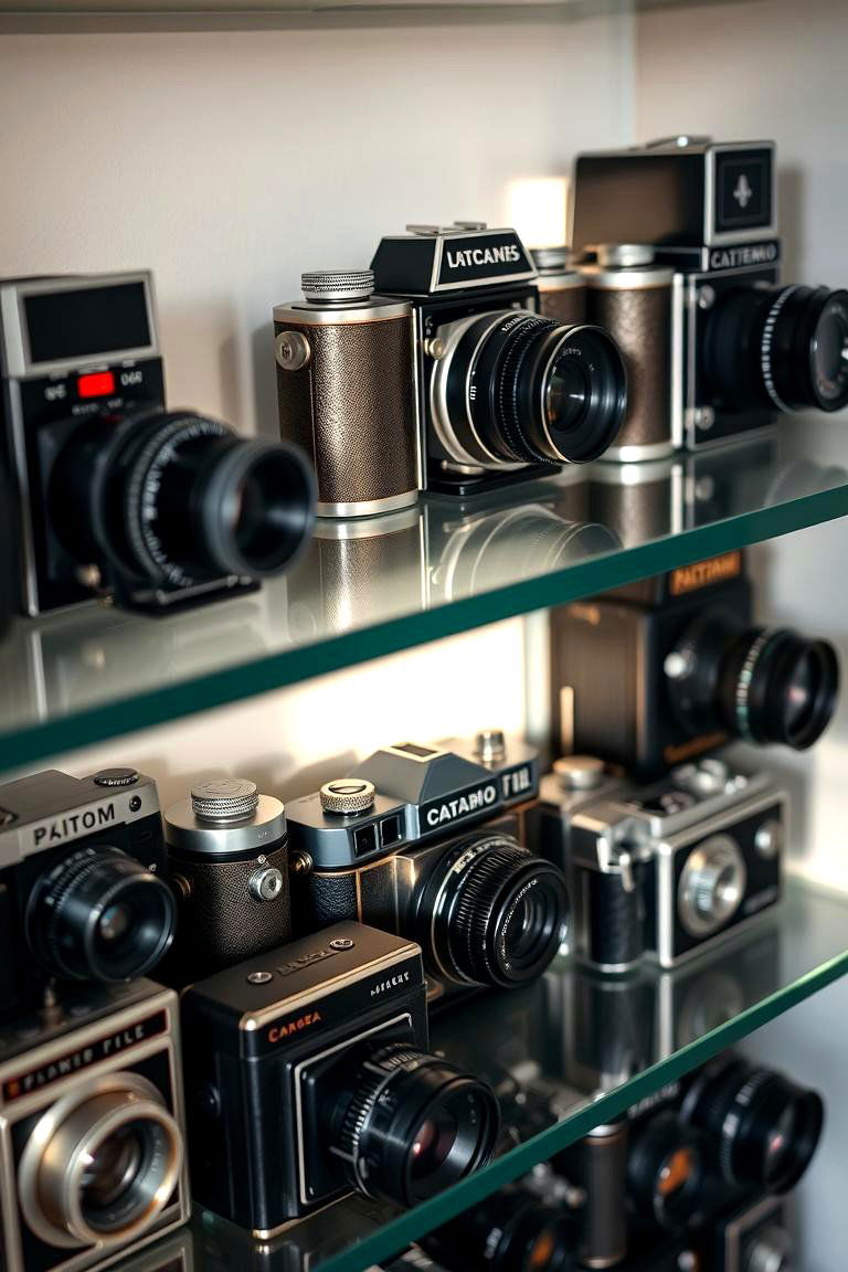Old Cameras as Decorative Objects - 24 Vintage Decor Ideas