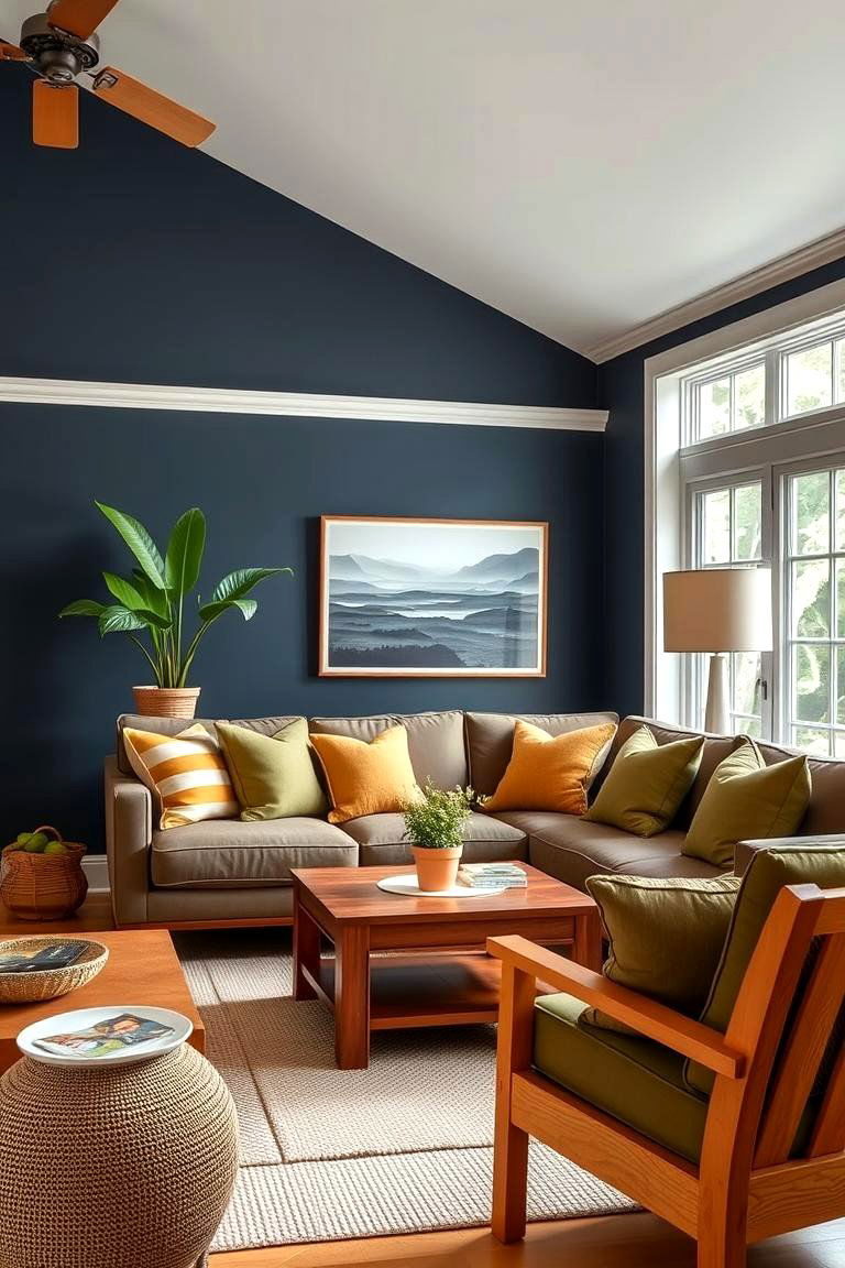 Olive Green Earthy and Calming - 24 Designer-approved Colors That Go With Navy Blue