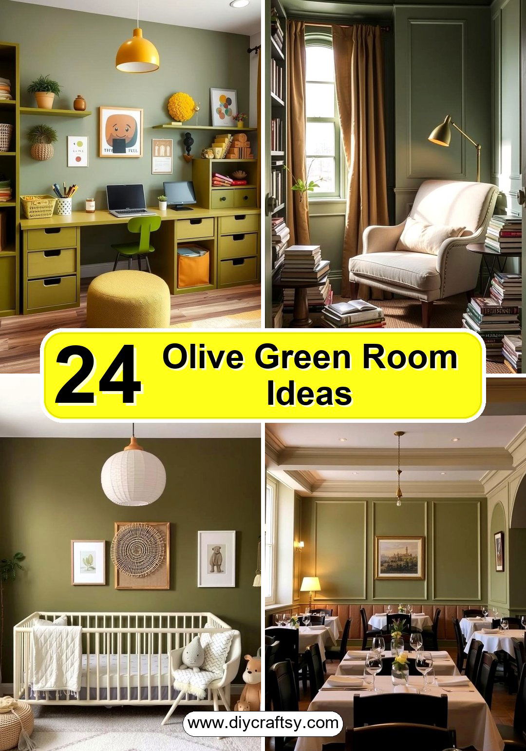 Olive Green Room Ideas