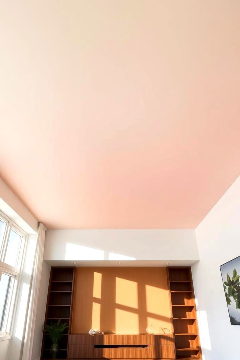 Ombre Ceiling Effect - 24 Ceiling Paint Ideas