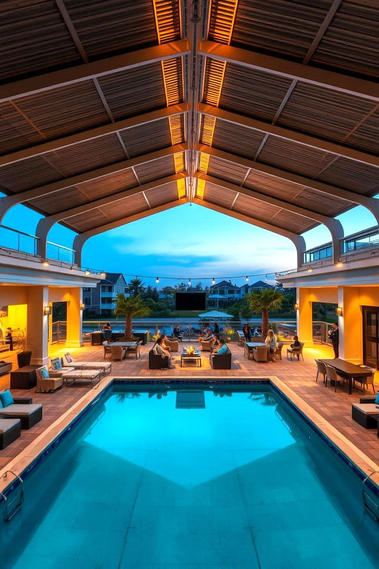 Open Air Entertainment - 24 Pool Deck Ideas
